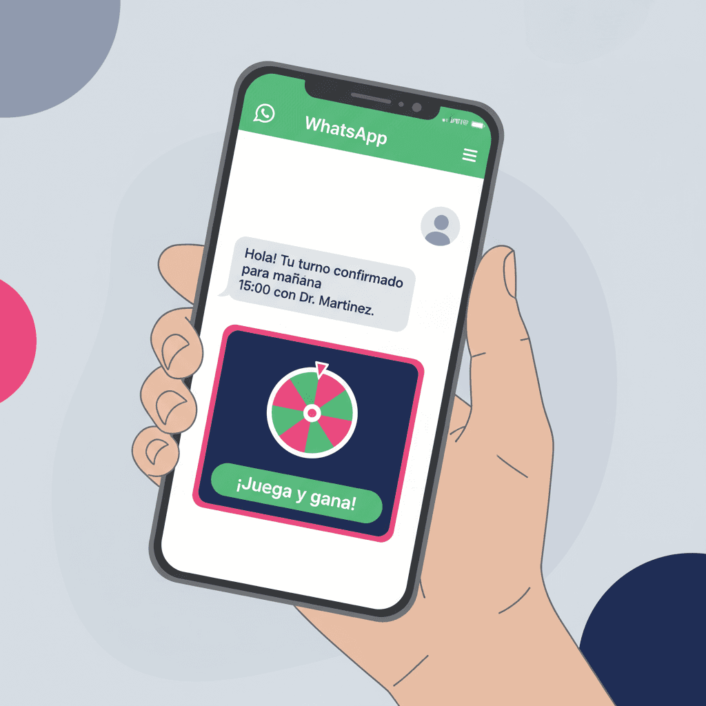 Mensaje automático de WhatsApp con desafío de Cliencer
